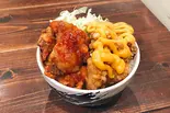旨辛ヤンニョム唐揚げ×とろ～りチーズ唐揚げ丼（贅沢極み唐揚げ あご家）