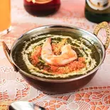 ほうれん草エビカレー Spinach ＆ Shrimp Curry（ハリオム 洗足池店）