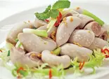 蒸しホルモン Trang hap ( Steamed pig uterus)（ベトナム料理ハノイレストラン川崎）