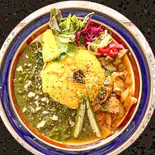 スパイスカレー あいがけ（BARN CAFE）