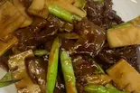 芦笋牛肉 アスパラと牛肉の醤油炒め（上海苑）