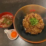 肉1.5倍 和牛丼+肉吸い+生たまご（黒毛和牛丼ぶり専門店 和牛丼 弥勒みろく）