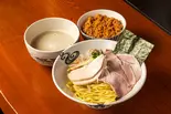 鶏白湯塩つけ麺+鶏旨辛丼セット（noodle kitchen六九麺）