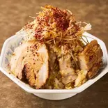 味一「肉盛り」辛ネギ背脂炒飯(中華 味一)