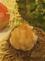 あらびきおろしハンバーグ定食（バーク那古屋）
