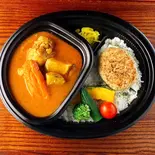 チーズインハンバーグ×ななつぼしカレー（【北海道×肉×カレー】ななつぼし 南浦和店）