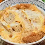 かつ丼(香の物付)（そば処 甚五郎）