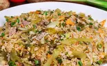 CƠM RANG DƯA BÒ・牛肉と高菜チャーハン（ベト街-PHOVIET）