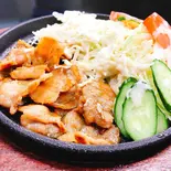豚の生姜焼き（お好み焼き 鉄板焼 満まん）