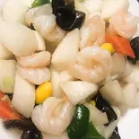 山芋えび塩炒め（中華料理 煌 青砥店）