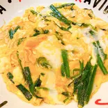 フワフワしっとりの ニラ玉（居酒屋 大将）