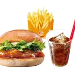 【セット】オレンジチキンバーガー Orange Chicken Burger Set(ゼッテリア 新越谷ヴァリエ店)