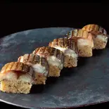 Aburi鯖棒鮨(6貫)（Aburi TORA -熟成鮨と炙り鮨- 駒沢店）