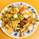 五目かた焼きそば（苗記 餃子房）