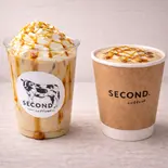 キャラメルラテ(コーヒーとワッフルの店|SECOND.coffee&)