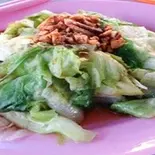 ゆでレタスの自家製オイスターソースがけboiled lettuce with oyster sauce（マレーシア屋台料理 ちりばり 五反田本店）