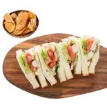 【スタッフ人気NO.1】シュリンプとピクルスのサンドイッチ Shrimp and pickles sandwich（Hamburger ＆ Sandwich base）