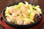鶏モモ肉の旨辛みそ炒め(お好み焼き おた福商店 八王子・日野店)