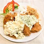 タルタルササミカツ定食（洋食 夢たまご）