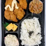 アジフライ唐揚げ弁当（dolmen＆遊 with リンダリンダ）