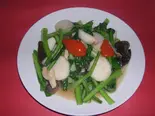 旬の中国野菜の炒め物（本格中華料理 四季ボウ坊）