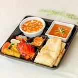 Double Curry BBQ Deluxe Set(本格インド料理マサラ舟入店)