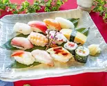 海鮮にぎり1.5人前（創業60年 福すし大宮総本店）