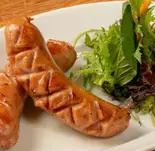 ◆粗挽きソーセージ2本|2Coarse ground sausage（山本のハンバーグ 六本松店）