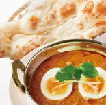 ひき肉カレー Keema Egg Curry（インドネパールレストランNEW POKHARA）