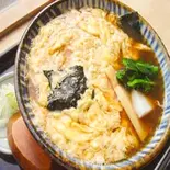 玉子とじそば(そば処満屋)