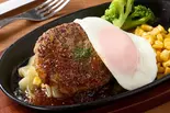 月見ハンバーグBOX Fried Egg Hamburg（肉屋のハンバーグ＆ガーリックライス MAX GRILL 福岡薬院店）