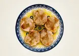 【揚げても旨い焼売】「揚げ焼売」(炸燒賣) (5個)（3米3下北沢店-お粥と点心専門店）