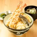 特上天丼+ミニそば（北海道そば さくら 市川店）