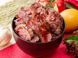 TV放送された!(特盛・牛ハラミ約200g)やわらか牛ハラミ丼(ハラミ・ローストビーフ丼 ハラミと米 名古屋東新町店)