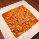 地鶏のトマトソースリゾット（ポルト・ディ・マーレ）