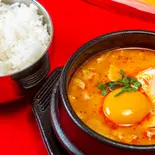 スン豆腐チゲ(ライス付)(韓国家庭料理ソウル・ソウル)