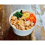 三元豚の特製塩だれ丼（ビーフカツ肉垣）