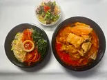 韓国王道3種プレミアムセット 新鮮サラダ+ミニビビンバ+キムチチゲ（Welcome Ikemen）