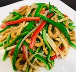 ピーマンと豚肉炒め(酔香園)