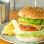 アボカドチーズバーガーセット（ビフテックバーガー）