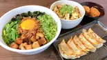 【超豪華】台湾まぜそば・絶品豚マヨ丼・餃子・からあげ2個セット（麺屋マルヨシ）
