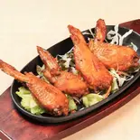 タンドリー出羽先Tandoori Tebasaki 4P（KHUKURI CURRY＆CAFE INDIAN NEPALI RESTAURANT）