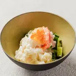 かにととびこのポテトサラダ(醤油をかけない海鮮丼 うみさち 三田店)