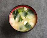 味噌汁（有機野菜とお肉のABステーキ）