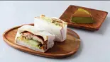 チキンサンドデザートセット（塗り絵カフェ ＆Green）
