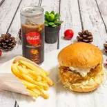チキン南蛮バーガーセット（バーガーキンボシお花茶屋店）