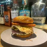 ハッシュドポテトバーガー Single（SABURO36BURGER）