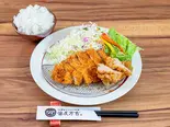 豚ロースかつおろし鶏天膳(醤屋万吉のうどん)