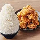 あわせてほぼ2kg!からあげごはんセット(からあげ15個+ごはん1500g)(旨い男メシ!特盛がっつり食堂 博多店)