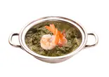 ほうれん草エビカレー/Horenso EBI CURRY(インド料理 MAHARAJA)